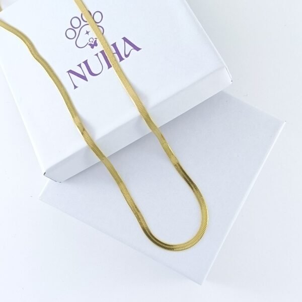 NUHA 18K Gold-Plated Snake Chain (Anti-Tarnish)