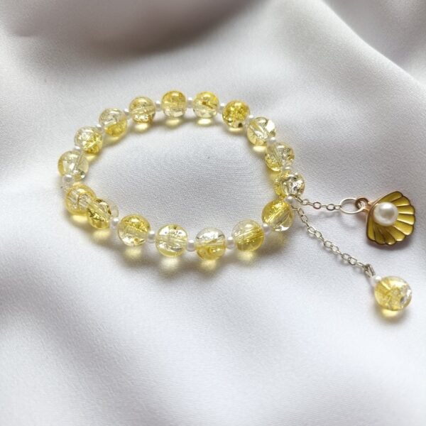 Shell Charm Bead Bracelet